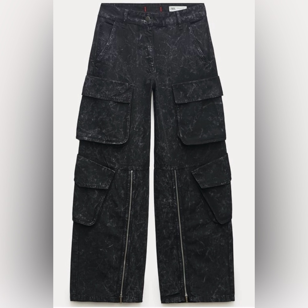 ZARA Women’s Zipper Cargo Pants